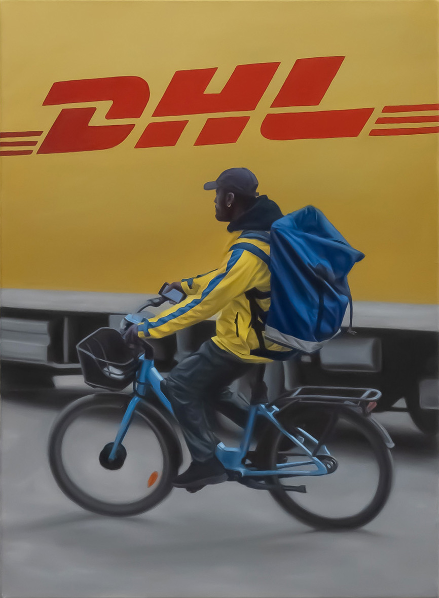 Arnaud Adami, DHL, 2023, huile sur toile, 55 x 40 cm.jpg